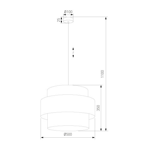 Подвесной светильник TK Lighting 5402 Calisto