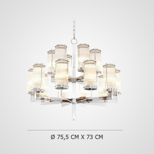 Подвесная люстра Сilindery Silver D75 306856-23