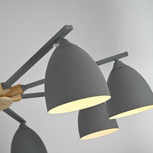 Потолочная люстра NOA 8 Gray 183461-26