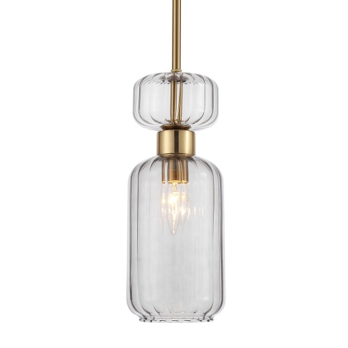Подвесной светильник Escada 1141/1S E14*60W Antigue copper/Smoke