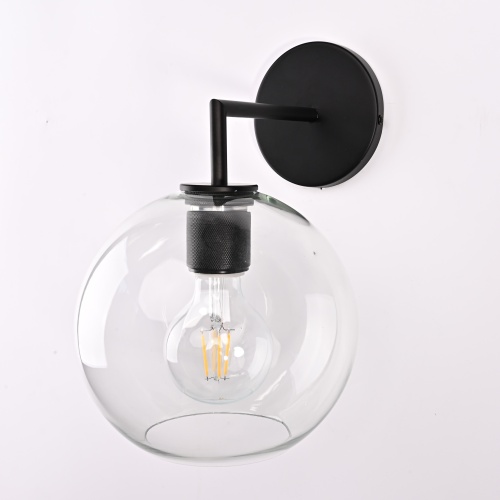 Бра RH Utilitaire Globe Shade Single Sconce Black 123275-22