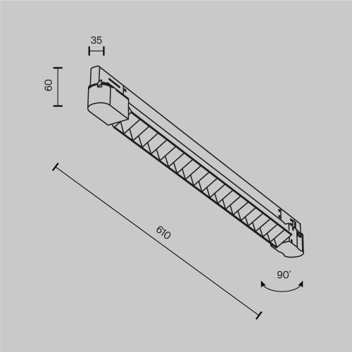 Трековый светильник Technical TR195-3-20W4K-M-W(N)