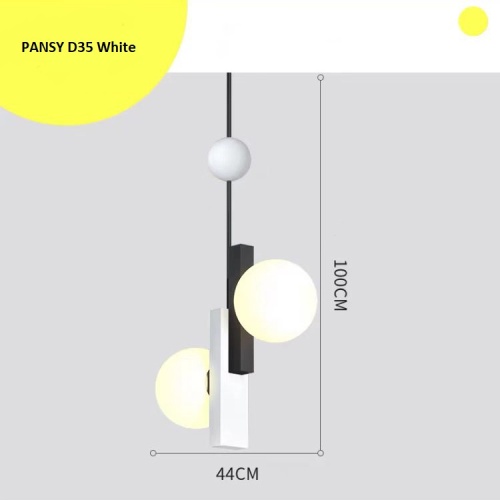 Подвесной светильник PANSY C D39 White 228795-26