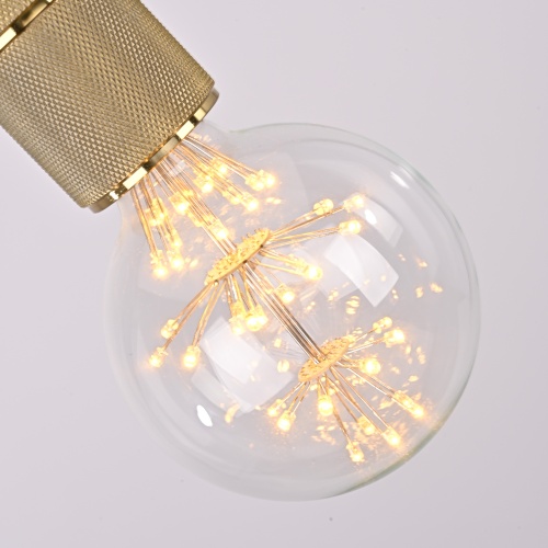 Лампа прозрачная с елочкой LED Е27 1.5W 123325-22