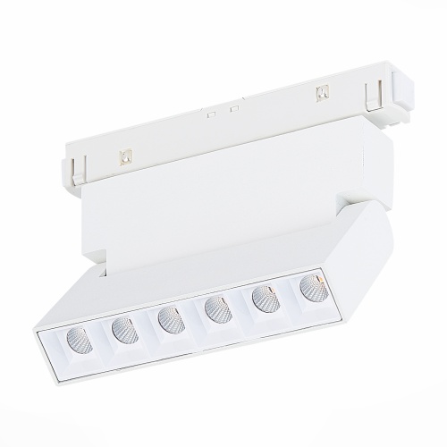 ST364.536.06 Магнитный трековый светильник белый LED 1*6W 3000K 532Lm Ra>80 36° IP20 L120xW22xH108 4 СКАЙЛАЙН 48V