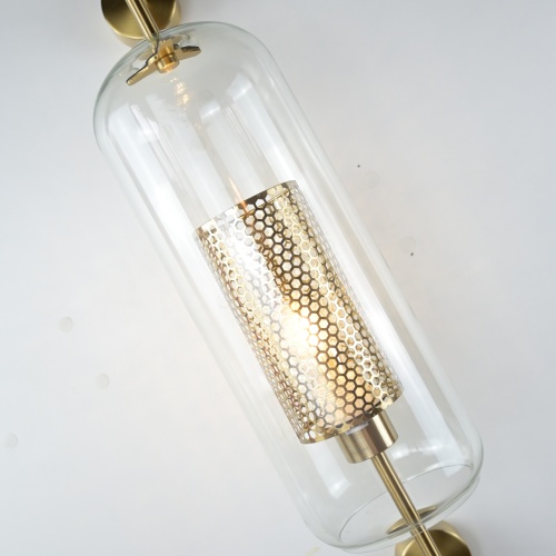 Настенный светильник CATCH WALL cylinder L78 brass 189447-26