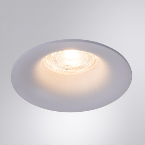 Точечный встраиваемый светильник Arte lamp A2863PL-1WH Светильник потолочный встраиваемый CORNO для MR16 Ø84x25мм белый IP20 монтаж Ø75мм