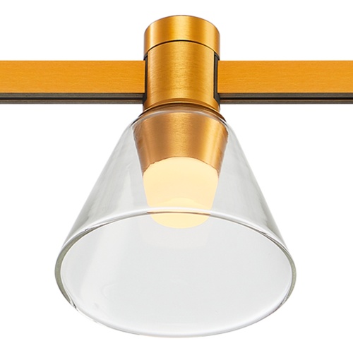 ST814.206.03 Магнитный трековый светильник FARM Золотистый LED 1*3W 3000K 89Lm Ra90 120 IP20 D90xH10 ФАРМ