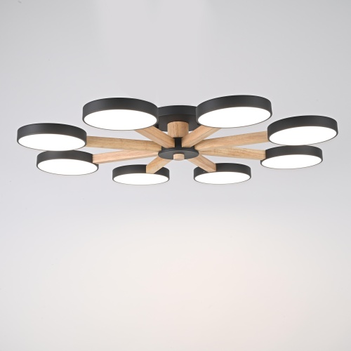 Потолочная люстра TURNA 8 Black 178341-26