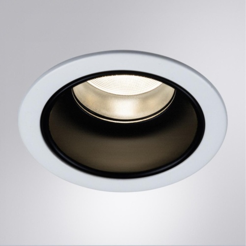 Точечный встраиваемый светильник Arte lamp A3311PL-1WH Светильник потолочный встраиваемый светодиодный SCROLL Ø63x75мм IP20 монтаж Ø55мм 7Вт 650Лм 4000К 90+ 36°