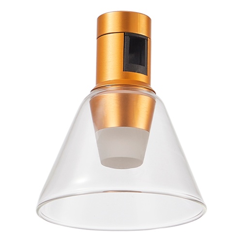 ST814.206.03 Магнитный трековый светильник FARM Золотистый LED 1*3W 3000K 89Lm Ra90 120 IP20 D90xH10 ФАРМ