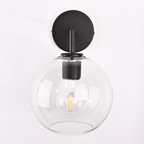 Бра RH Utilitaire Globe Shade Single Sconce Black 123275-22