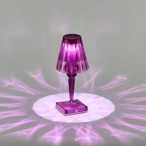 SL1010.704.01 Прикроватная лампа ST-Luce Фиолетовый/Фиолетовый LED 1*2W 3000K - 6000K СПАРКЛ