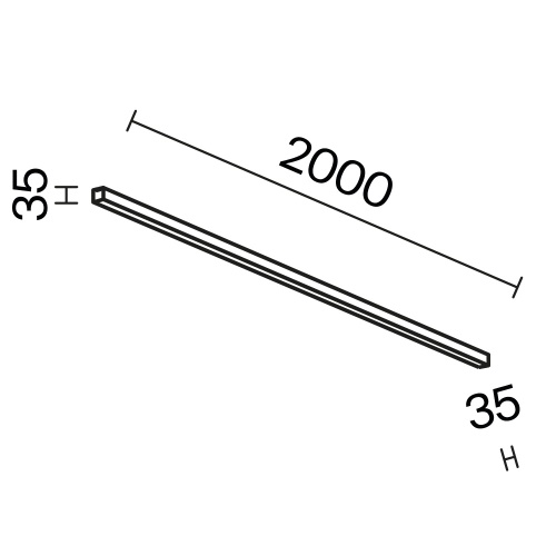 Линейный светильник Technical LL311015