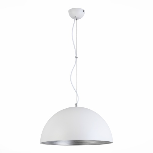 SL279.503.01 Светильник подвесной ST-Luce Белый/Белый, Серебристый E27 1*60W ТАППО