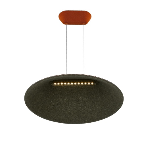 SL3001.723.01 Светильник подвесной ST-Luce Оранжевый,Серый/Оранжевый,Серый LED 1*12W СЕНТИТО