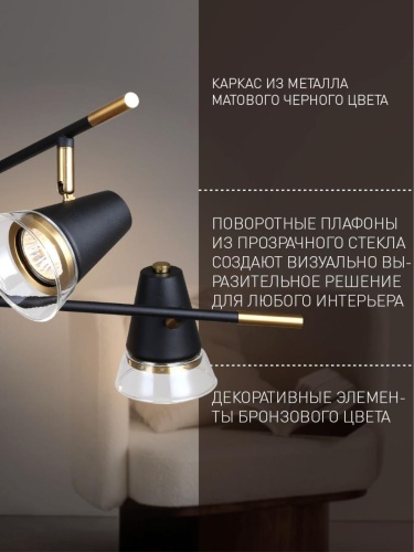 Потолочная люстра 4618-6C