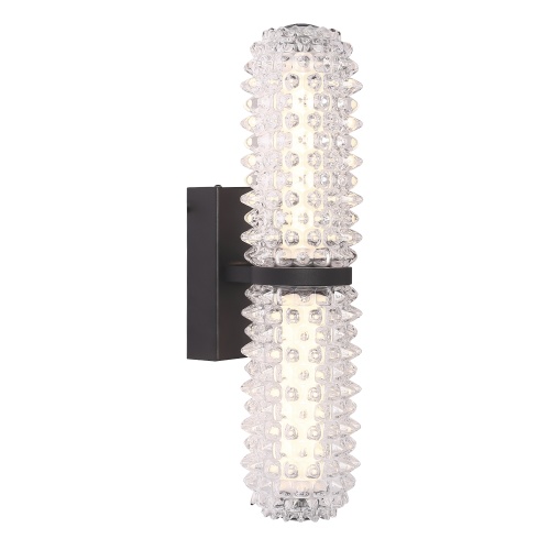 SL6144.401.01 Светильник настенный ST-Luce черный/прозрачный LED 1*11W 4000K САГУАРО