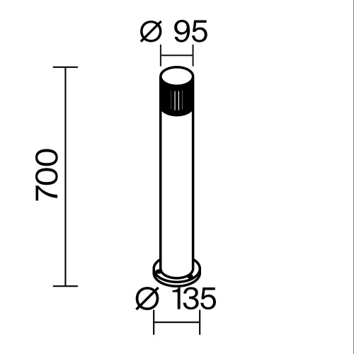 Ландшафтный светильник Outdoor O492FL-01GF