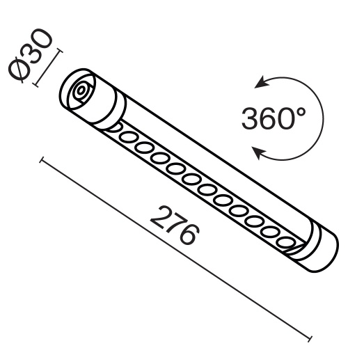 Светильник Technical C149CL-L300-6W3K-B