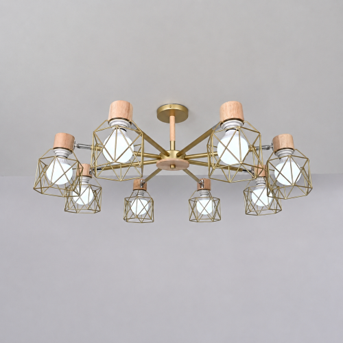 Потолочная люстра CORF B3 Champagne 8 lamps 189489-26