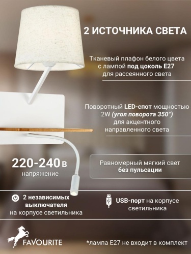 Бра 2895-1W