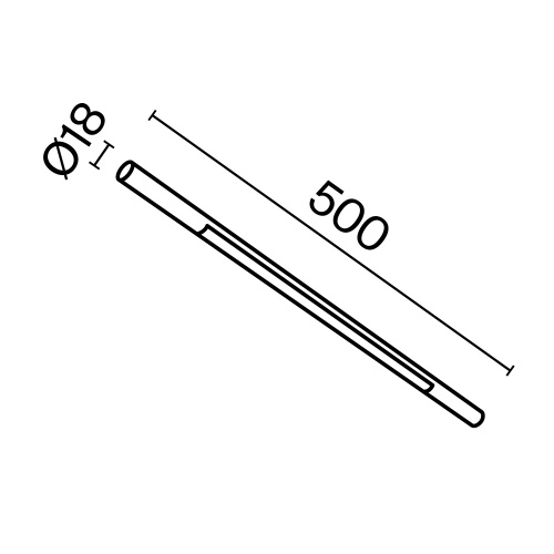 Светильник Technical C100CL-L500-12W3-6K-B