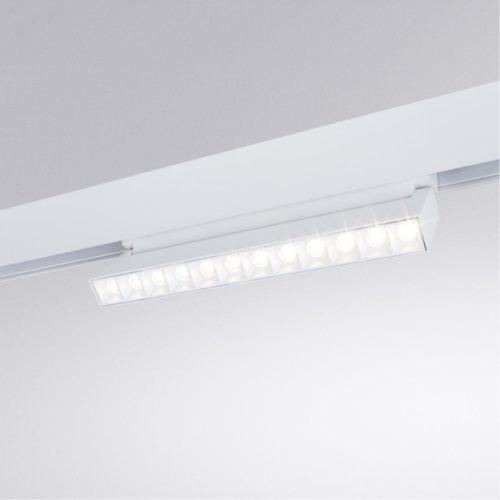Магнитный трековый светильник Arte lamp A4668PL-1WH СВЕТИЛЬНИК ПОТОЛОЧНЫЙ LINEA 48В 12Вт 1100Лм 4000К 90+ 24°