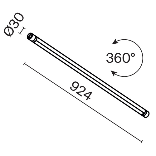 Светильник Technical C147CL-L900-24W3K-B