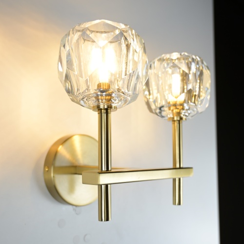 Бра Boule de Cristal Double Sconce Brass 73769-22