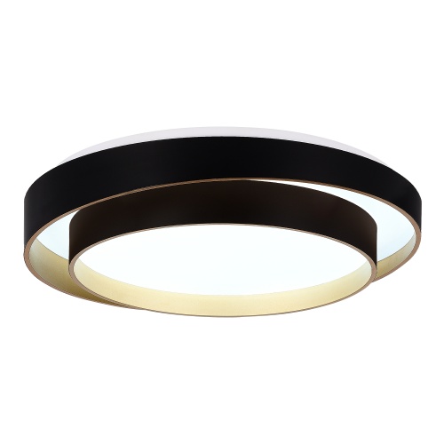 SLE6009-402-01 Светильник потолочный Черный/Белый LED 1*50W 3000K/4000K/6000K КРОСБИ