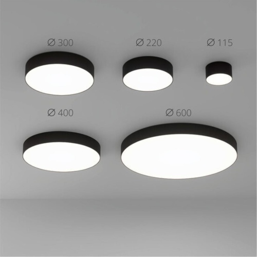 Arte lamp A7399PL-1BK СВЕТИЛЬНИК ПОТОЛОЧНЫЙ FADO 220В 600мм 100Вт 10400Лм 3000К 90+ 110°