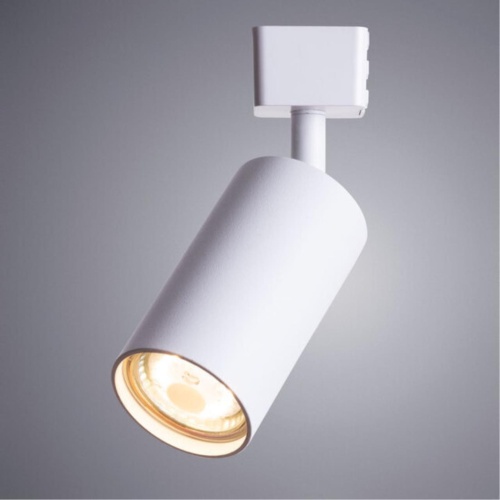 Трековый светильник Arte lamp A1518PL-1WH Светильник трековый однофазный RIDGE Ø55x100мм белый IP20