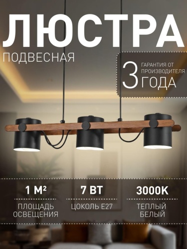Подвесная люстра 3004-3P
