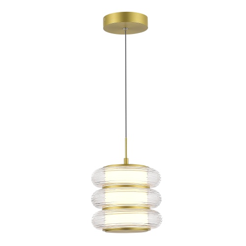 SL6239.203.03 Светильник подвесной ST-Luce золото/прозрачный LED 1*16W 3000K ФРИТЕЛЛА