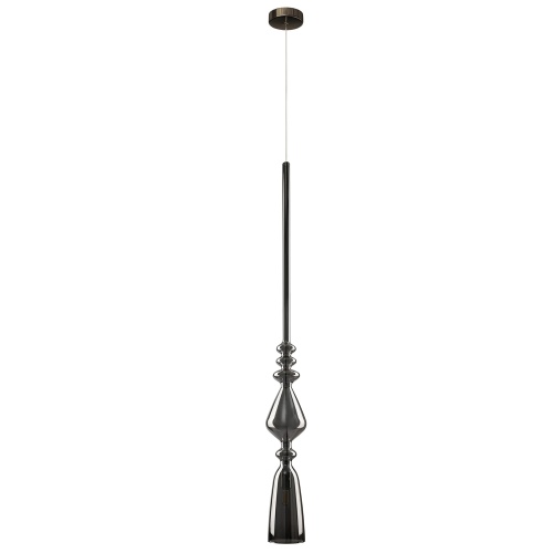 Светильник подвесной Crystal Lux LUX NEW SP1 B SMOKE