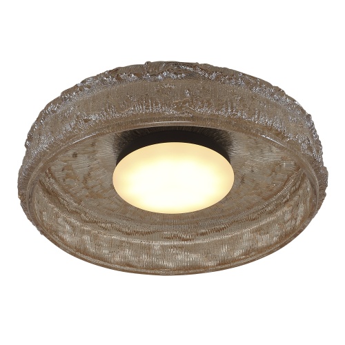 SL6143.422.01 Светильник потолочный ST-Luce черный/шампань LED 1*15W 4000K АНТИК