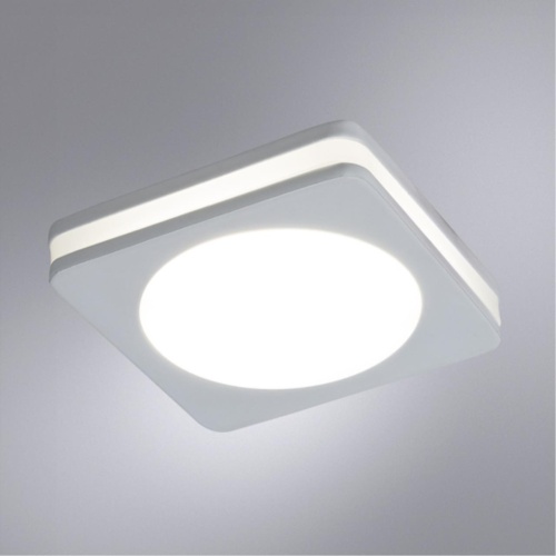 Точечный встраиваемый светильник Arte lamp A8432PL-1WH Светильник потолочный встраиваемый светодиодный TABIT Ø80x33мм IP20 монтаж Ø65мм 7Вт 530Лм 4000К 80+ 100°