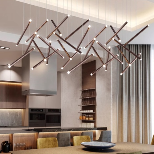 Подвесная люстра Dutti D0068 LED Chandelier Modern 14 Gold 156878-22