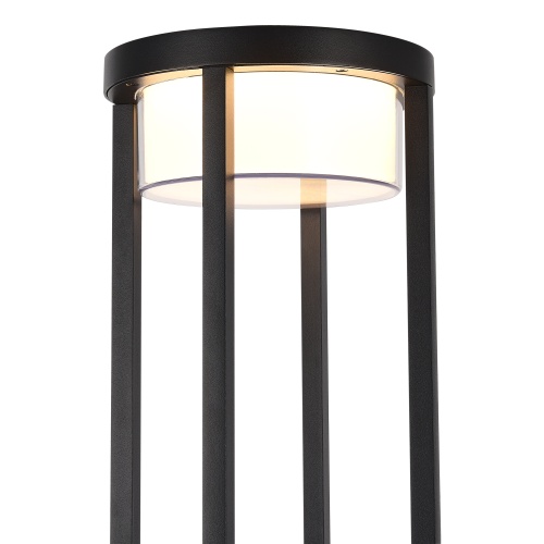 SL9536.415.32 Светильник уличный напольный ST-Luce черный/черный LED 1*9W 3000K ПОККО
