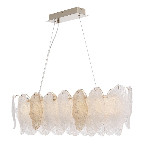 SL6135.233.01 Светильник подвесной ST-Luce золотистый/белый, янтарный LED 1*24W 3000K ЛАЙТА