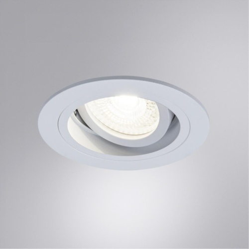 Точечный встраиваемый светильник Arte lamp A2177PL-1WH Светильник потолочный встраиваемый TARF для MR16 Ø92x25мм белый IP20 монтаж Ø83мм