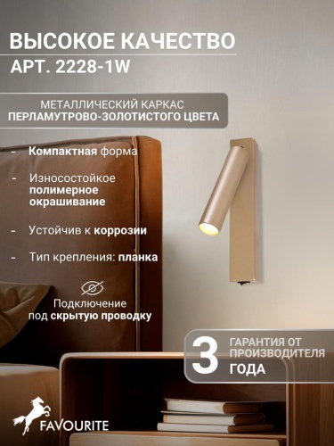 Настенный светильник 2228-1W