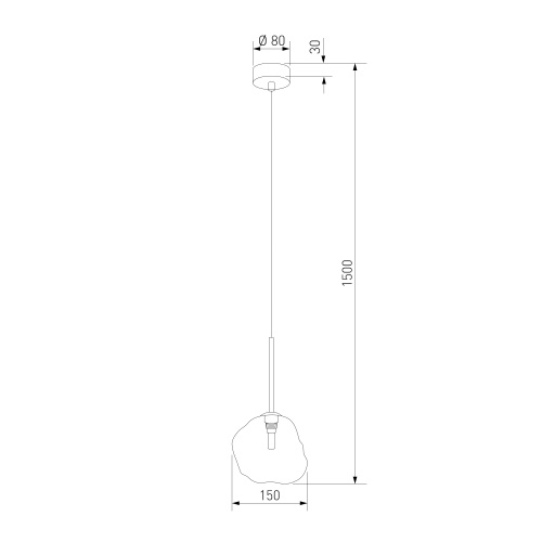 Подвесной светильник TK Lighting 11106 Lava Sabia