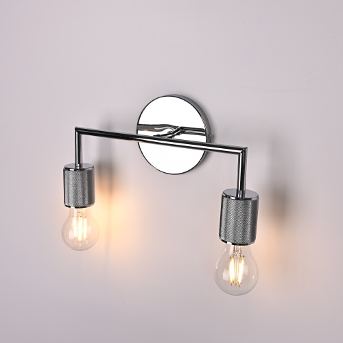 Бра RH Utilitaire Double Sconce Silver 123265-22