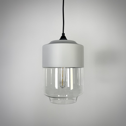Подвесной светильник NORD A D18 White/Transparent 190484-26