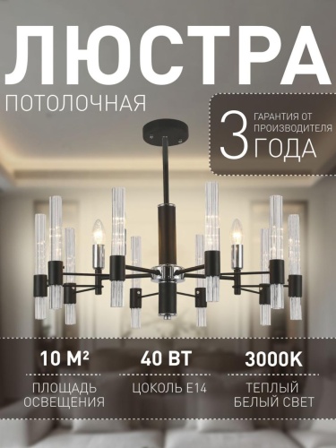 Потолочная люстра 2490-5P