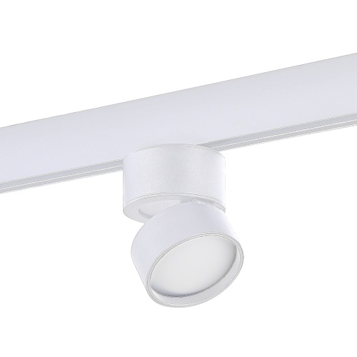 ST809.536.09 Магнитный трековый светильник Белый LED 1*9W 3000K 550Lm Ra>90 120° IP20 D85xH126 48V СКАЙЛАЙН 48V