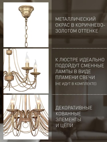 Подвесная люстра 2163-12P