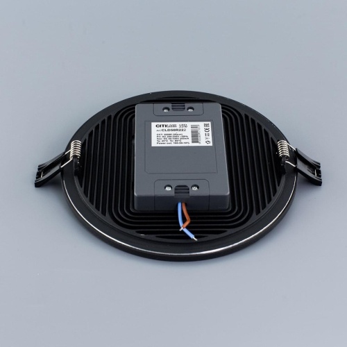 CLD50R222 Омега Черный Св-к Встр 22W*3000K